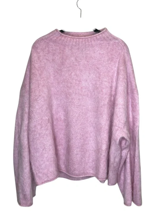 J. CREW Sweet Hibiscus Brushed Cashmere Rollneck Sweater - Picture 2 of 5